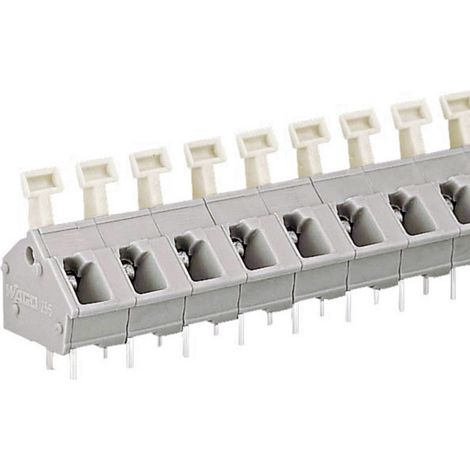 WAGO 256-502 Federkraftklemmblock 2.50 mm² Polzahl 2 Grau 1 St.