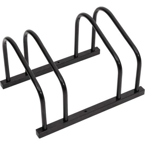 1 Support vélos,Acier galvanisé,Noir,43,5x33x26 cm,Garage,Maison (1/5)