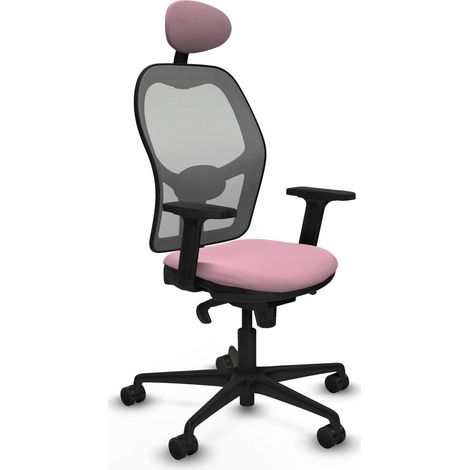 Sedia Ufficio con Poggiatesta Piqueras y Crespo 2D036N1 Rosa (1/5)