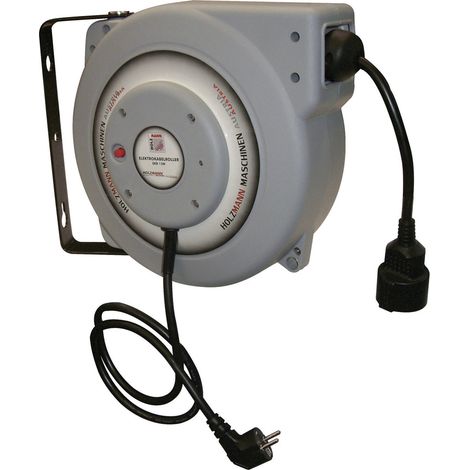 ELEKTROKABEL AUFROLLER 15 METER 230V WANDHALTER HOLZMANN EKR15M