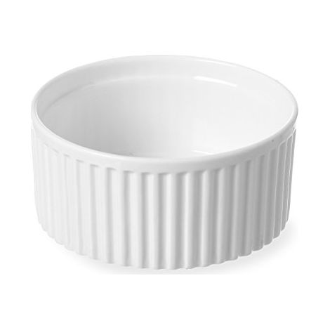 Ciotola da forno adatta per cotture fino a 600°C, in porcellana, diametro 120 mm, altezza 55 mm - Hendi 783177 (1/3)