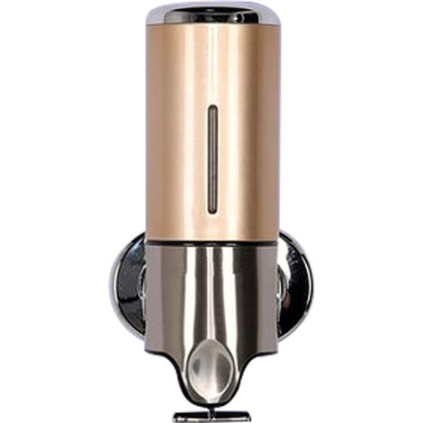 Soap Dispenser, Wall-Mounted Manual Hand Soap Dispenser, Shower Gel, Lotion, Shampoo Container for Toilet, Bathroom, Hotel, Kitchen (1/4)