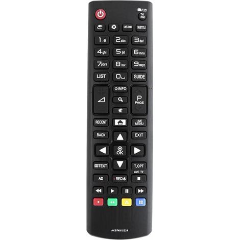 Universal Wireless TV Remote Control for LG HDTV LED Smart Digital TVs - Black (1/5)