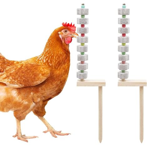 Chew Toy Set of Accessories for Chicken Cage Cockatiel Parakeet Parrot Rat Hamster Rabbit (1/5)