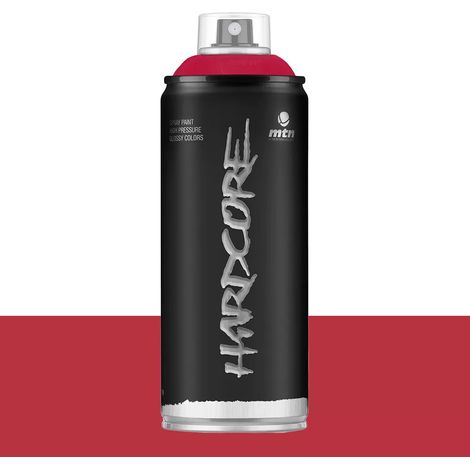 Bombe de peinture aérosol MTN Hardcore Rouge clair (RV-3020) 0,4 L (1/4)