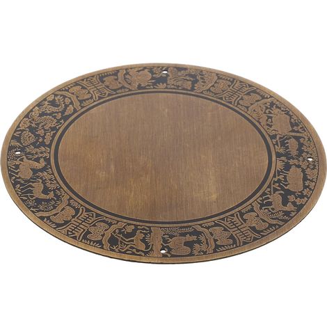 Zerodeko Cuivre Antique Laiton Doré pour façade de meuble, plaque (1/5)