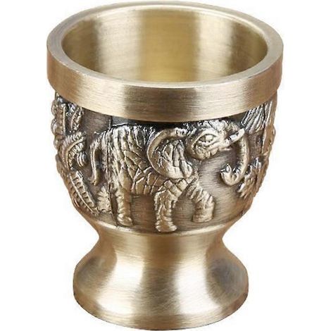verre à whisky vintage, verre à vin miniature orné d'un motif animal en relief-4.00X3.40X3.40CM (1/3)