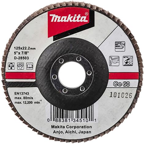 Makita Fächerschleifscheibe 125 mm, 60F (1/2)