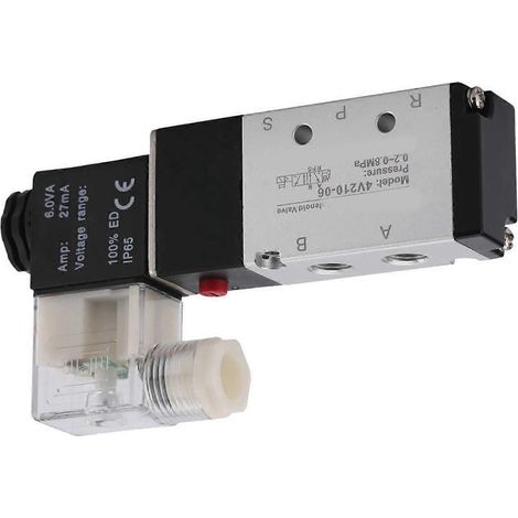 2-Positionen-5-Wege-Magnetventil, pneumatisch, aus verschleißfester Aluminiumlegierung, Ersatzteil 4V21