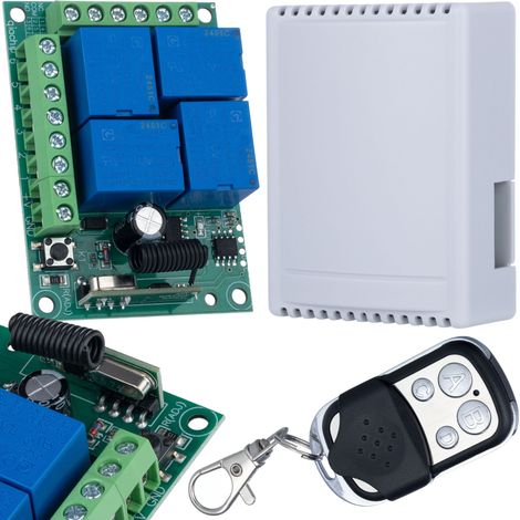 Relaismodul mit Fernbedienung 433 MHz