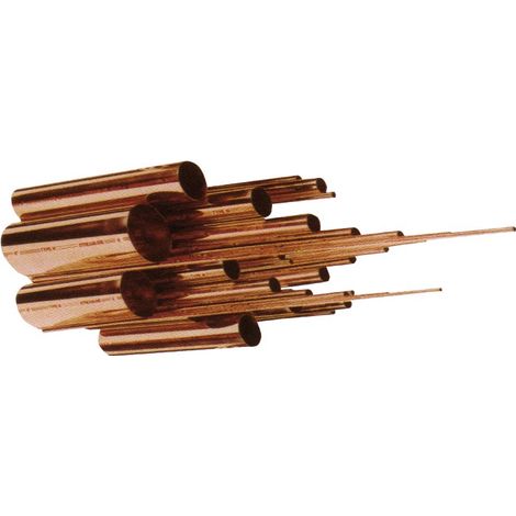 Tubo rame in barre da 5 metri tubo rame in barre 5 mt - 7/8" sp.1 mm (22,22 x 1 mm)
