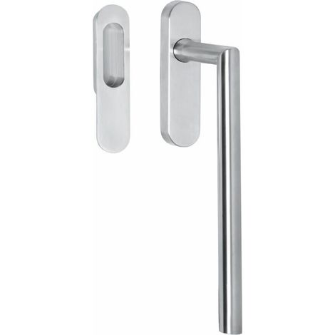 Quincaillerie de porte coulissante Slydo d’angle en acier inoxydable - 0035.450060
