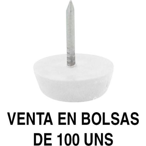 otto deslizante-quitarruido ø15 ø17 y ø20 (bolsa de 100) acabado blanco ø diámetro ø17 (1/3)