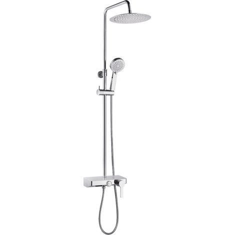 Essebagno Colonne de douche mécanique avec tablette Waterbox chrome