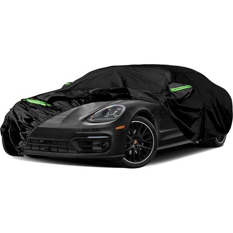 Autoabdeckung 6-lagig wasserdicht für Porsche Panamera 2014-2025 mit Reißverschlusstür (1/5)