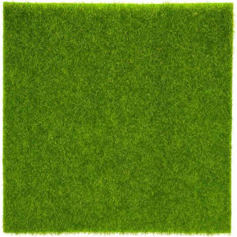 Gazon Pelouse Synthetique Exterieur, 15 X 15 Cm Tapis De Gazon Artificiel Fausse Herbe Mousse Végétale Decorative pour Balcon Extérieur Jardin (1/5)