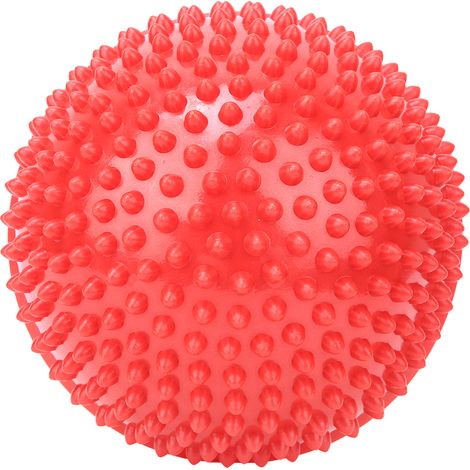 Balle de massage en PVC couleur durian, anti-stress, idéale pour le yoga et le massage des pieds. Forme semi-circulaire, idéale pour la relaxation musculaire. (1/5)