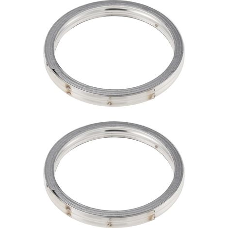 Lot de 2 Joints de Collecteur d'échappement 46x38x5 mm Anneau Métallique Composite pour Joint de Collecteur Compatible avec SV650 2003-2007 (1/5)