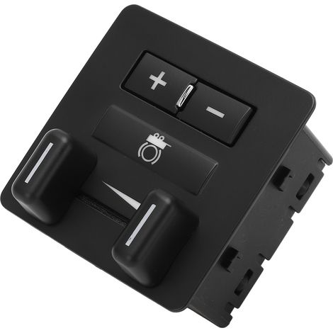 Interrupteur de commande de frein de remorque 15926102 Noir Lisse Robuste Remplacement pour Silverado 2007‑2014 (1/5)