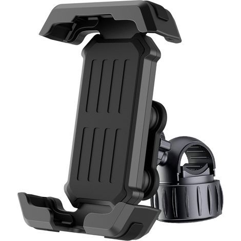 Motorrad-Handyhalterung mit doppelter Absorption, 360°-Antivibration und Navigation (1/5)