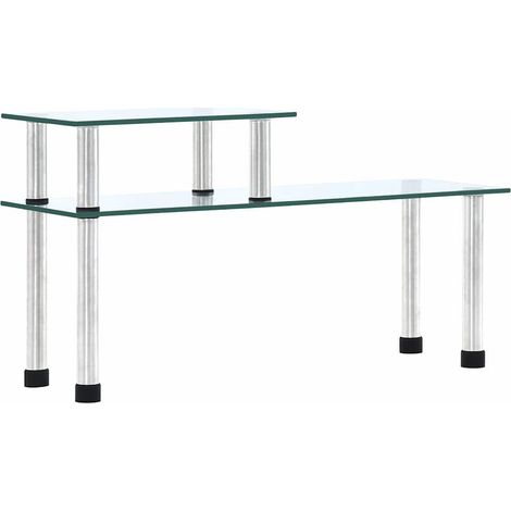 vidaXL Estantería de cocina vidrio templado transparente 45x16x26 cm (1/4)