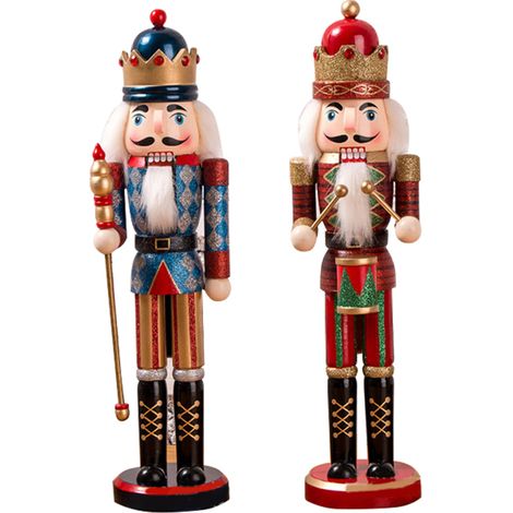 Nussknacker-Soldat, Holzornament, Partydekorationen, Weihnachten, Neujahr (1/5)