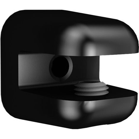 REGGIMENSOLA IN NYLON 30X27 MM NERO 2 PZ