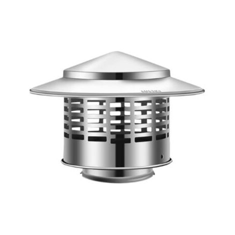 Chapeau de cheminée, installation facile, pour couvercle d'aération isolant à l'extérieur, Diamètre intérieur 110mm