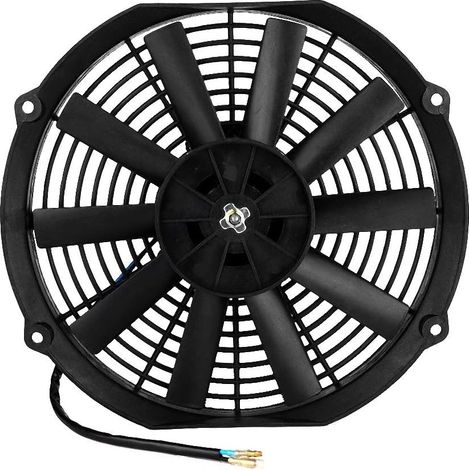 Ventilateur Refroidissement Moteur, 12" 12V 80W Universal Car Climatiseur Moteur électronique du Ventilateur de Refroidissement Accessoires Voiture