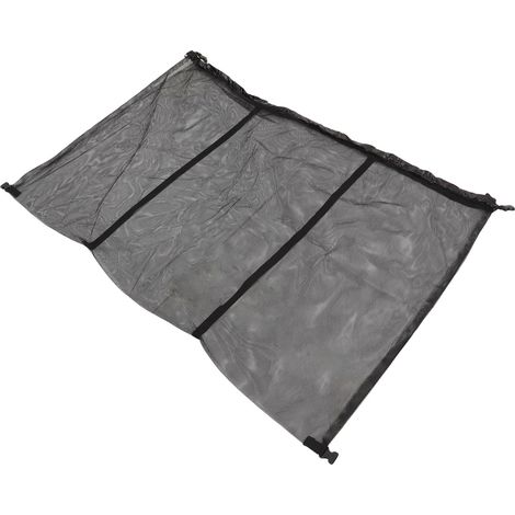 Organisateur de rangement pour bouées de piscine, grande capacité, robuste, sac de rangement suspendu en filet pour jouets gonflables, idéal pour la piscine extérieure et la plage. (1/5)