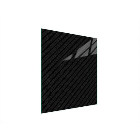 Glasschneidebrett 45x52 Schwarz