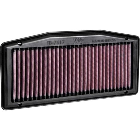 Filtro de aire de repuesto compatible con Triumph Street Triple 765 incl. S/R/RS 2018- y Street Triple S 660 2020- (TB-7617) (1/2)