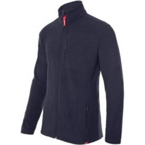 chaqueta polar de microfibra. central con cremallera. 220 g/m² - velilla color ropa azul marino talla xxl