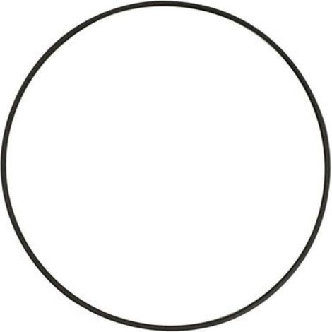 Graine Créative - Cercle nu en métal Noir 20 cm