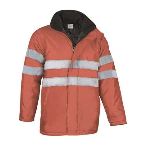 Parka de alta visibilidad con relleno acolchado VALENTO Traffic XXL Naranja fluor
