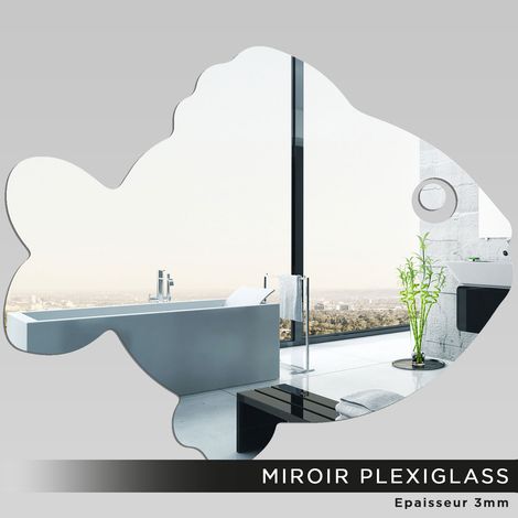 Miroir Plexiglass - Poisson - 25x30 cm (1/2)