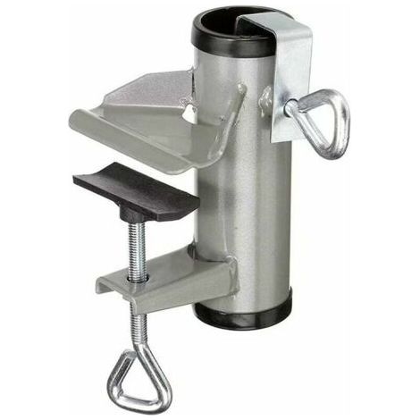 Pince pour parasol de terrasse,- support de parasol en métal pour balcon, parasol, plage, pêche, terrasse, balcon (1/4)