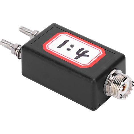 Balun miniature 1:4 Antenne HF ondes courtes adaptée aux stations QRP extérieures et au mobilier. (1/5)