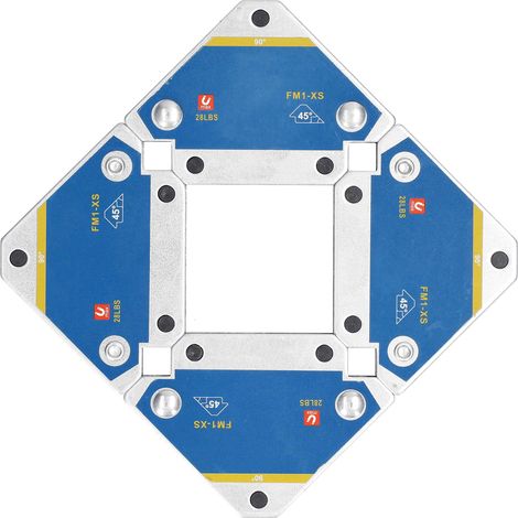 Ej.Life Schweißmagnet, 4 STK. Schweißmagnet Haltekraft 13 kg Schweißmagnet-Positionierungshalterung 45°90°135° Mehrwinkel-Hilfslokalisierungswerkzeuge (1/5)