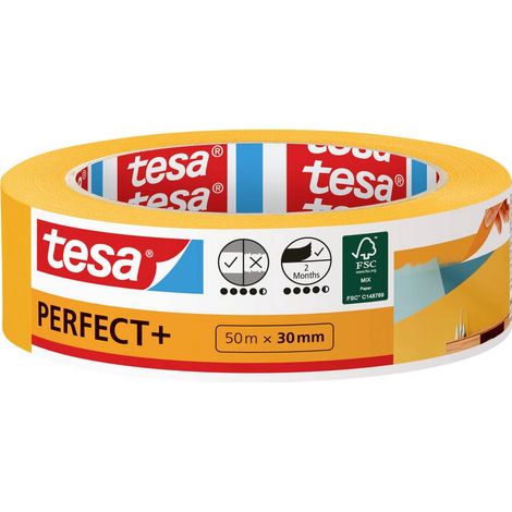 Nastro adesivo mascherante Tesa Perfect+ giallo 30mm x 50m (1/5)