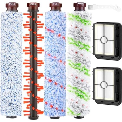 Accessoires pour aspirateur sec et humide Bissell CrossWave 3 en 1 C3 Pro 3555N, 3 brosses multi-surfaces 1868 + 2 filtres 1866 pour aspirateur Bissell CrossWave 17132 2225N 2582N 25821 2519 (1/5)