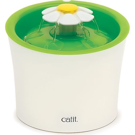Fontaine à Fleur Pour Chat Catit Senses 2.0 - Abreuvoir de 3L avec filtre triple action