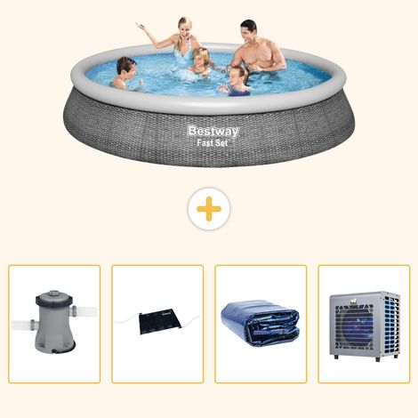 Bestway Bestway Fast Set Ronde - 396x84 cm - 5-pièces S216 (1/5)