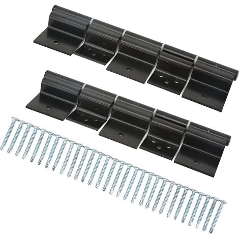 Kit cerniera a frizione per porta d'ingresso camper, acciaio legato nero massiccio, per rimorchio, viaggio, camper, quinta ruota, parti di camper (1/5)