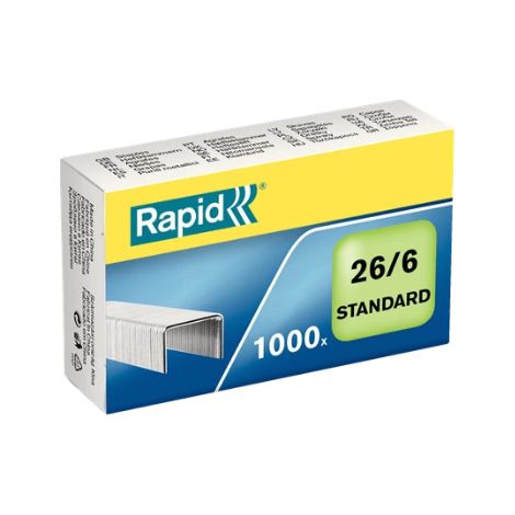 Rapid 24861300 graffetta Packet di graffette 1000 graffette