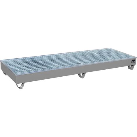 Bauer Südlohn Bac de rétention AW-4/B/PE, peint, gris souris