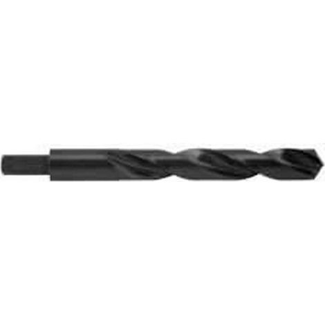 Broche métal HSS T/rectifiée manche cylindrique réduit courte Pointe en croix diamètre 16 mm longueur 178 mm manche abaissé 12 mm