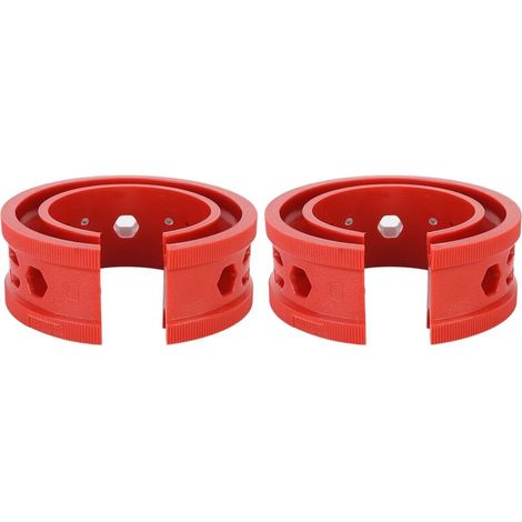 2 pieces/set SEBS red car shock absorbers spacers shock absorber glue buffer springs auto maintenance tool (D) (1/5)