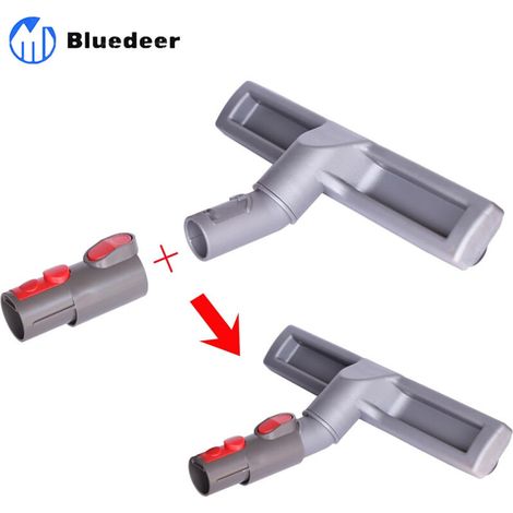 Flexible Parkettbürste für Dyson Staubsauger V7, V8, V10, V11, V15 (mit Adapter), V6, DC33c, DC37, DC19T2, DC22, DC23, DC23T2, DC24 und DC26. Zubehör für Parkettböden. (1/5)