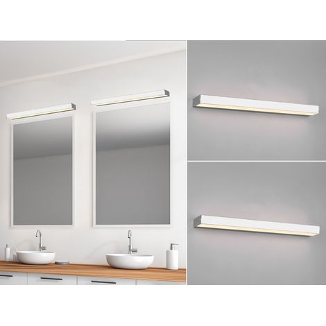 2er SET LED Badezimmer Wandleuchten Up-Down Chrom, Breite 60cm (1/5)